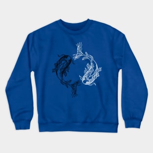 Catfish yin yang Crewneck Sweatshirt